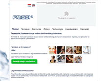Tablet Screenshot of frissi.hu